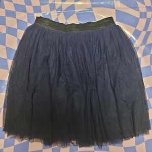 Seventeen XL Whimsical Tulle Navy Tutu Skirt